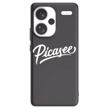 Picasee silikónový čierny obal pre Xiaomi Redmi Note 13 Pro+ 5G - Picasee - old logo - white