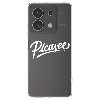 Picasee silikónový prehľadný obal pre Xiaomi Redmi Note 13 4G - Picasee - old logo - white