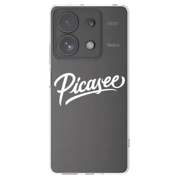 Picasee silikónový prehľadný obal pre Xiaomi Redmi Note 13 Pro 4G - Picasee - old logo - white