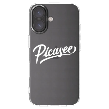 Picasee silikónový prehľadný obal pre Apple iPhone 16 - Picasee - old logo - white