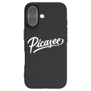 Picasee silikónový čierny obal pre Apple iPhone 16 - Picasee - old logo - white