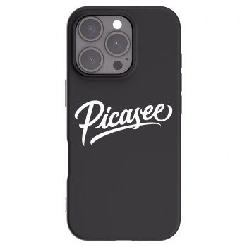 Picasee silikónový čierny obal pre Apple iPhone 16 Pro - Picasee - old logo - white