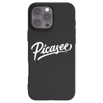 Picasee silikónový čierny obal pre Apple iPhone 16 Pro Max - Picasee - old logo - white