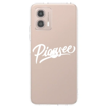 Picasee silikónový prehľadný obal pre Motorola Moto G53 5G - Picasee - old logo - white