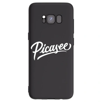 Picasee silikónový čierny obal pre Samsung Galaxy S8 G950F - Picasee - old logo - white