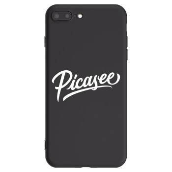 Picasee silikónový čierny obal pre Apple iPhone 7 Plus - Picasee - old logo - white