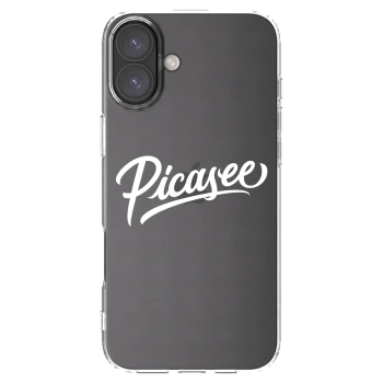 Picasee silikónový prehľadný obal pre Apple iPhone 16 Plus - Picasee - old logo - white