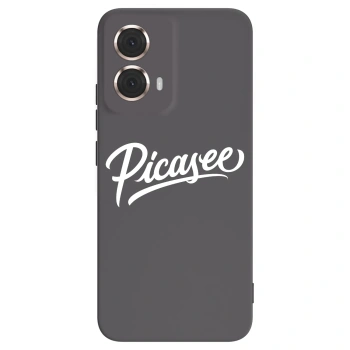 Picasee silikónový čierny obal pre Motorola Moto G85 - Picasee - old logo - white