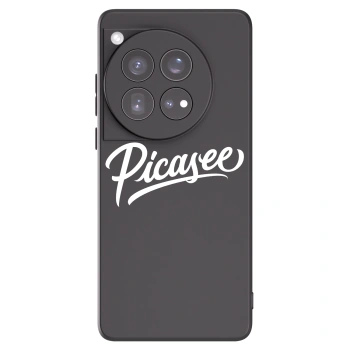 Picasee silikónový čierny obal pre OnePlus 12 5G - Picasee - old logo - white