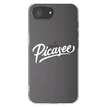 Picasee silikónový prehľadný obal pre Apple iPhone 16e - Picasee - old logo - white