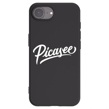 Picasee silikónový čierny obal pre Apple iPhone 16e - Picasee - old logo - white