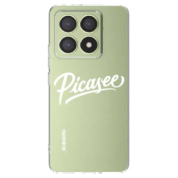 Picasee silikónový prehľadný obal pre Xiaomi 14T - Picasee - old logo - white