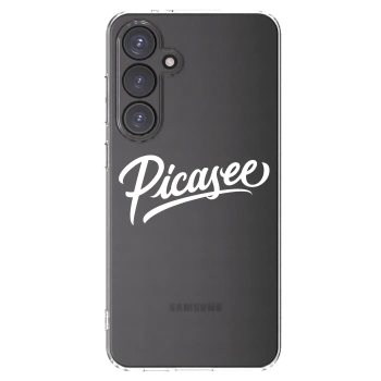 Picasee silikónový prehľadný obal pre Samsung Galaxy S24 FE S721B - Picasee - old logo - white