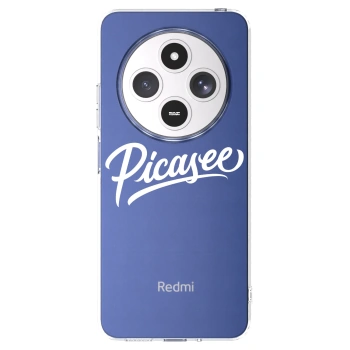 Picasee silikónový prehľadný obal pre Xiaomi Redmi 14C - Picasee - old logo - white