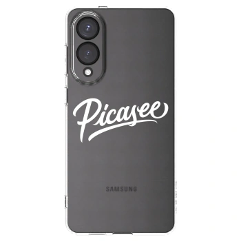Picasee silikónový prehľadný obal pre Samsung Galaxy S25 Edge 5G - Picasee - old logo - white