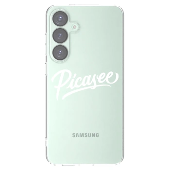 Picasee silikónový prehľadný obal pre Samsung Galaxy S25+ 5G - Picasee - old logo - white