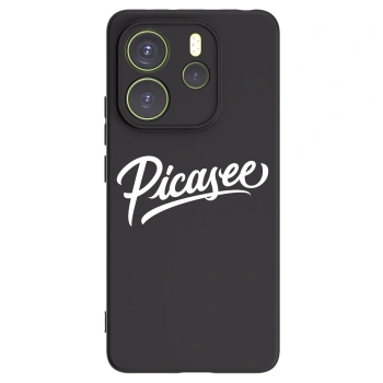 Picasee silikónový čierny obal pre Xiaomi Redmi Note 14 4G - Picasee - old logo - white