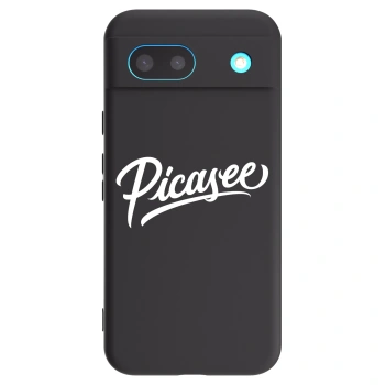 Picasee silikónový čierny obal pre Google Pixel 8 - Picasee - old logo - white