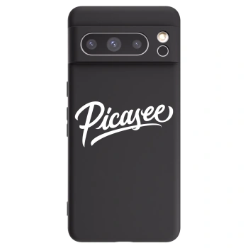 Picasee silikónový čierny obal pre Google Pixel 8 Pro - Picasee - old logo - white