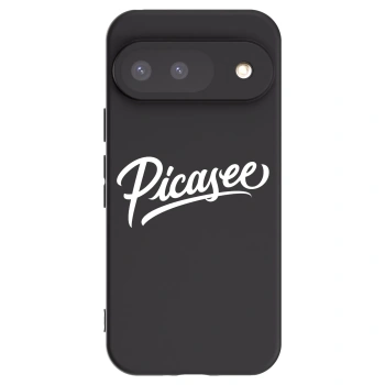 Picasee silikónový čierny obal pre Google Pixel 9 - Picasee - old logo - white