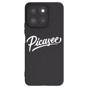 Picasee silikónový čierny obal pre Honor X8c - Picasee - old logo - white