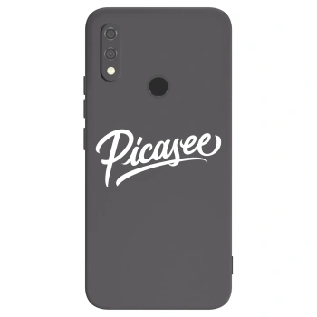 Picasee silikónový čierny obal pre Xiaomi Redmi Note 7 - Picasee - old logo - white
