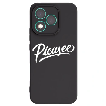 Picasee silikónový čierny obal pre Honor 400 Lite 5G - Picasee - old logo - white