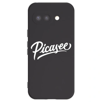Picasee silikónový čierny obal pre Google Pixel 9a - Picasee - old logo - white