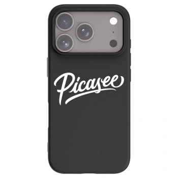Picasee silikónový čierny obal pre Apple iPhone 17 Pro - Picasee - old logo - white