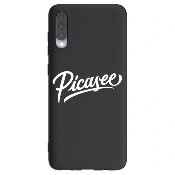Picasee silikónový čierny obal pre Samsung Galaxy A70 A705F - Picasee - old logo - white