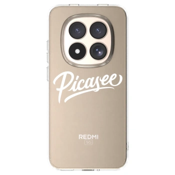 Picasee silikónový prehľadný obal pre Xiaomi Redmi Note 15 Pro 4G - Picasee - old logo - white