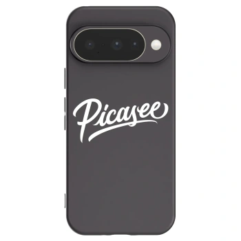 Picasee silikónový čierny obal pre Google Pixel 10 - Picasee - old logo - white