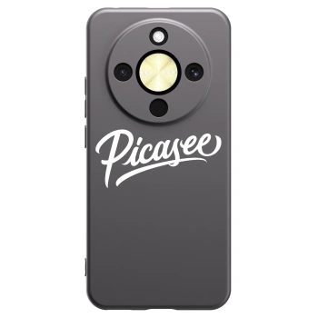 Picasee silikónový čierny obal pre Honor Magic8 Lite 5G - Picasee - old logo - white