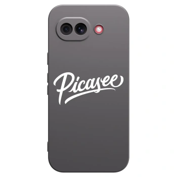 Picasee silikónový čierny obal pre Google Pixel 10a - Picasee - old logo - white
