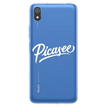 Picasee silikónový prehľadný obal pre Xiaomi Redmi 7A - Picasee - old logo - white