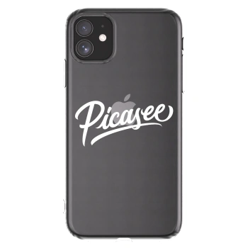 Picasee silikónový prehľadný obal pre Apple iPhone 11 - Picasee - old logo - white