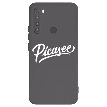 Picasee silikónový čierny obal pre Xiaomi Redmi Note 8 - Picasee - old logo - white
