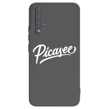 Picasee silikónový čierny obal pre Huawei Nova 5T - Picasee - old logo - white