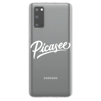 Picasee silikónový prehľadný obal pre Samsung Galaxy S20 G980F - Picasee - old logo - white
