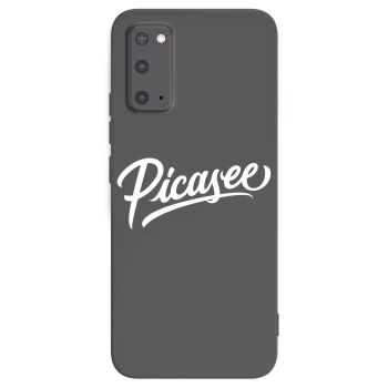 Picasee silikónový čierny obal pre Samsung Galaxy S20 G980F - Picasee - old logo - white