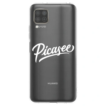 Picasee silikónový prehľadný obal pre Huawei P40 Lite - Picasee - old logo - white