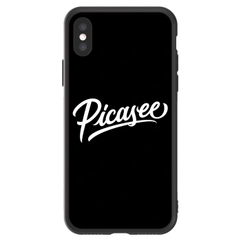 Picasee ULTIMATE CASE pro Apple iPhone X/XS - Picasee - old logo - white