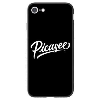 Picasee ULTIMATE CASE pro Apple iPhone 7 - Picasee - old logo - white