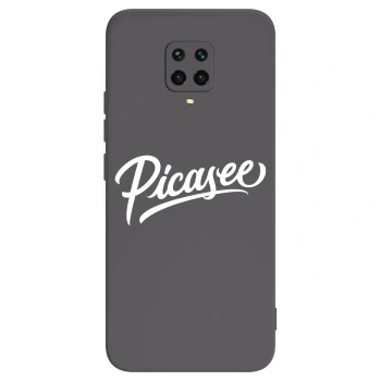 Picasee silikónový čierny obal pre Xiaomi Redmi Note 9S - Picasee - old logo - white