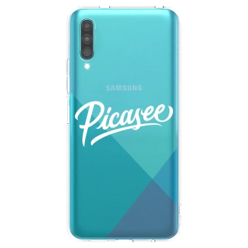 Picasee silikónový prehľadný obal pre Samsung Galaxy A30s A307F - Picasee - old logo - white