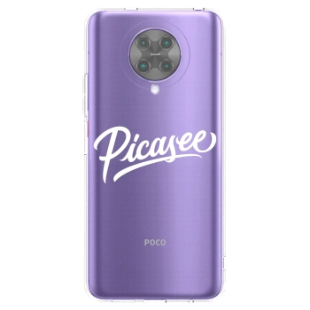 Picasee silikónový prehľadný obal pre Xiaomi Poco F2 Pro - Picasee - old logo - white