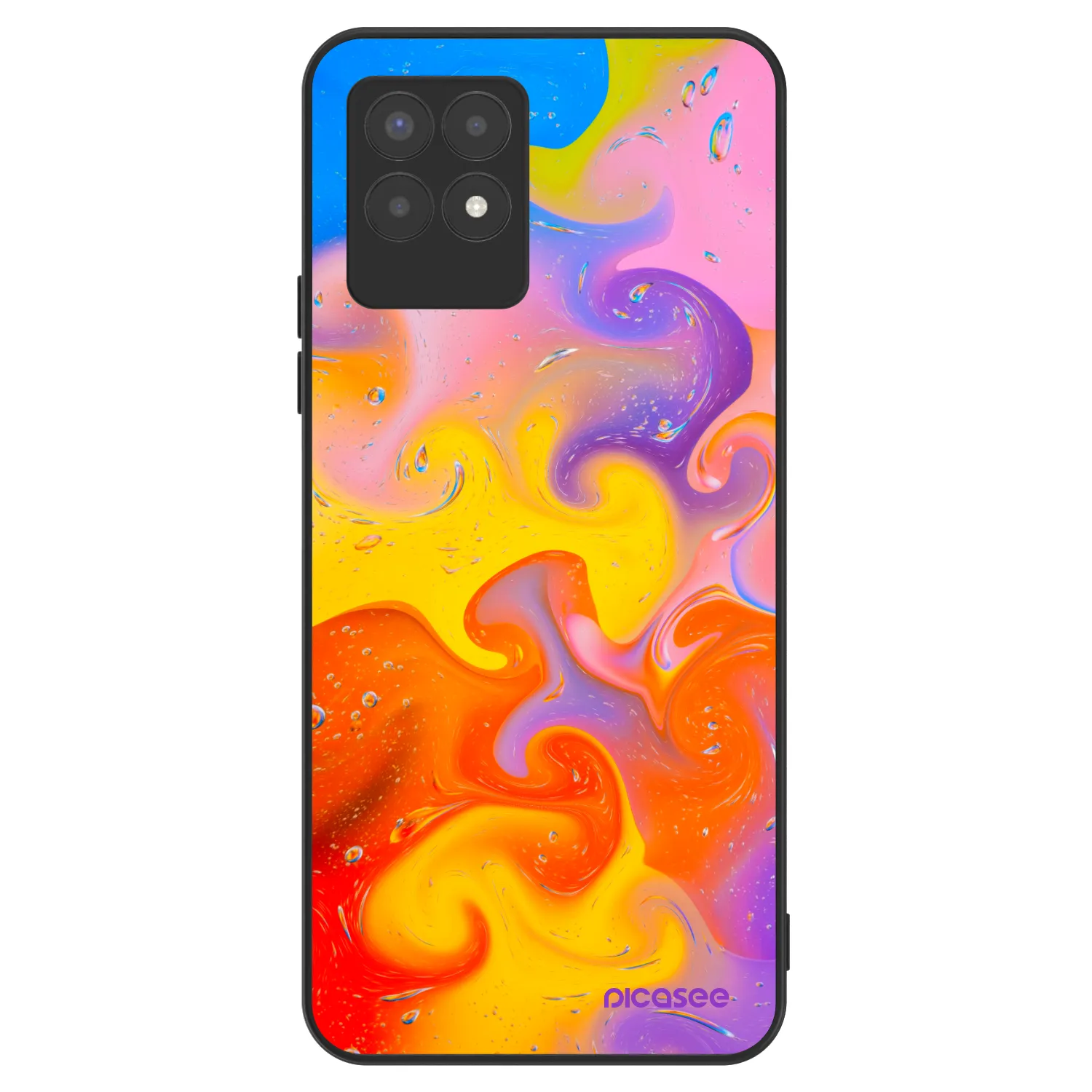 Picasee ULTIMATE CASE pro Realme 8i - Bubbles