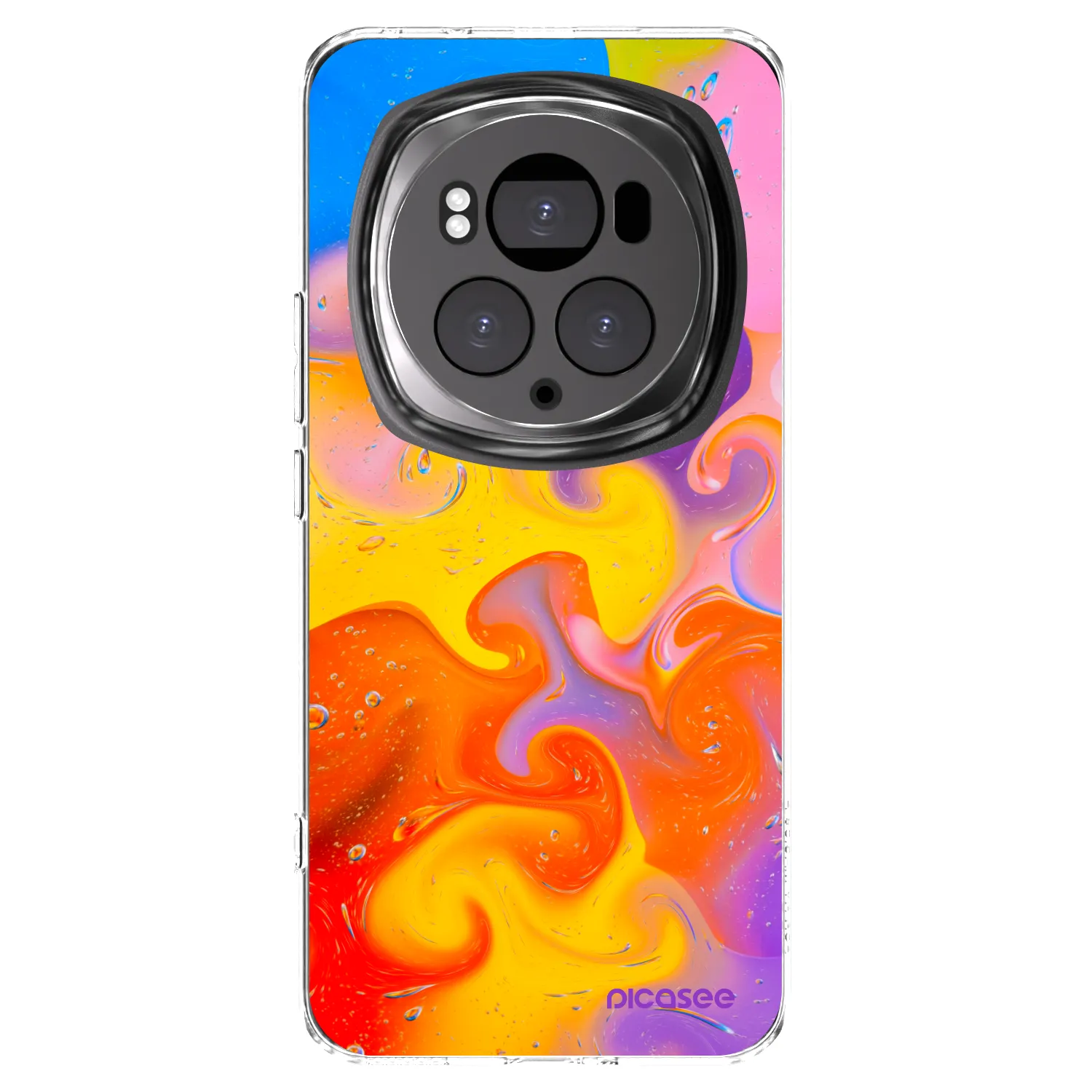 Picasee silikónový prehľadný obal pre Honor Magic6 Pro - Bubbles