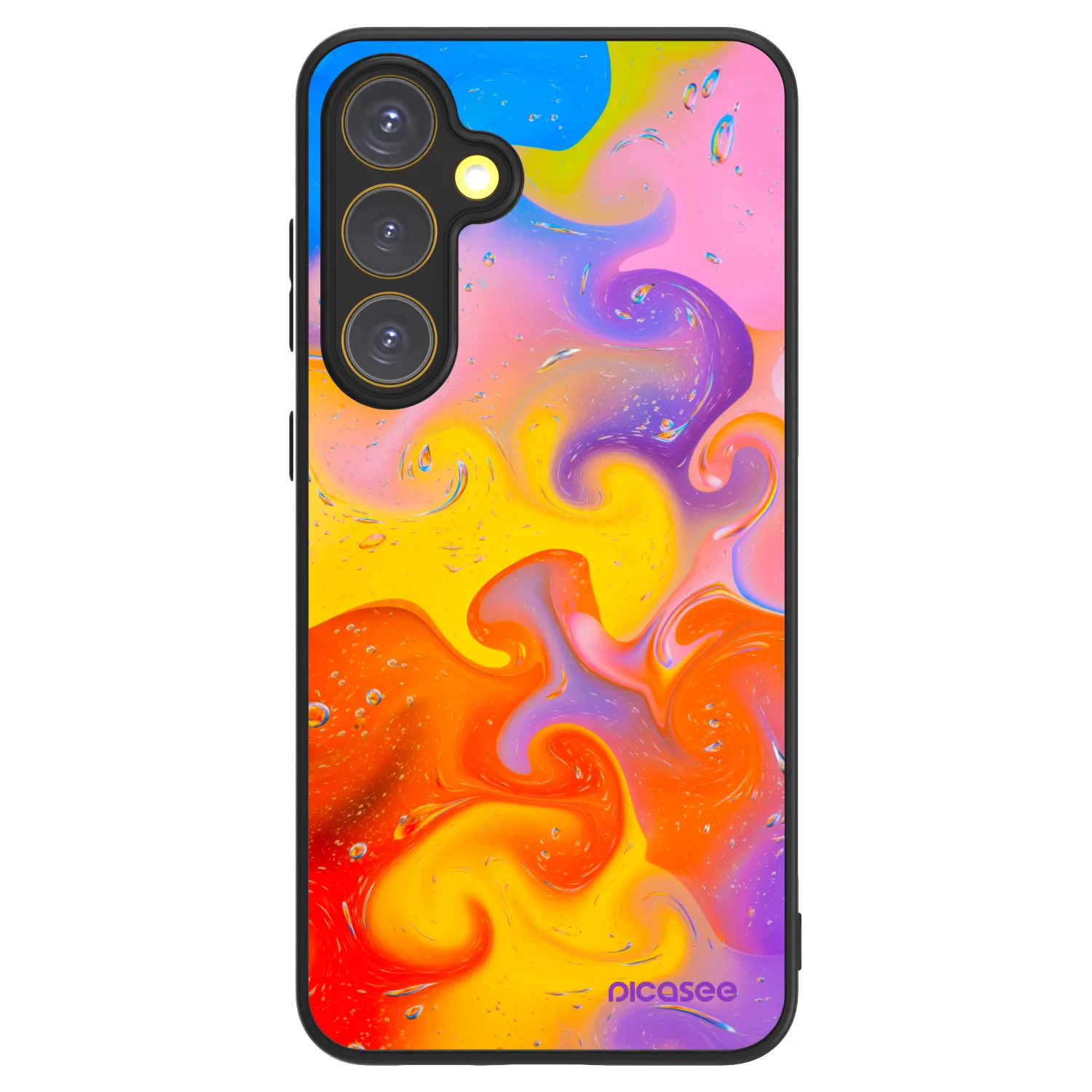 Picasee ULTIMATE CASE PowerShare pro Samsung Galaxy S24 FE S721B - Bubbles