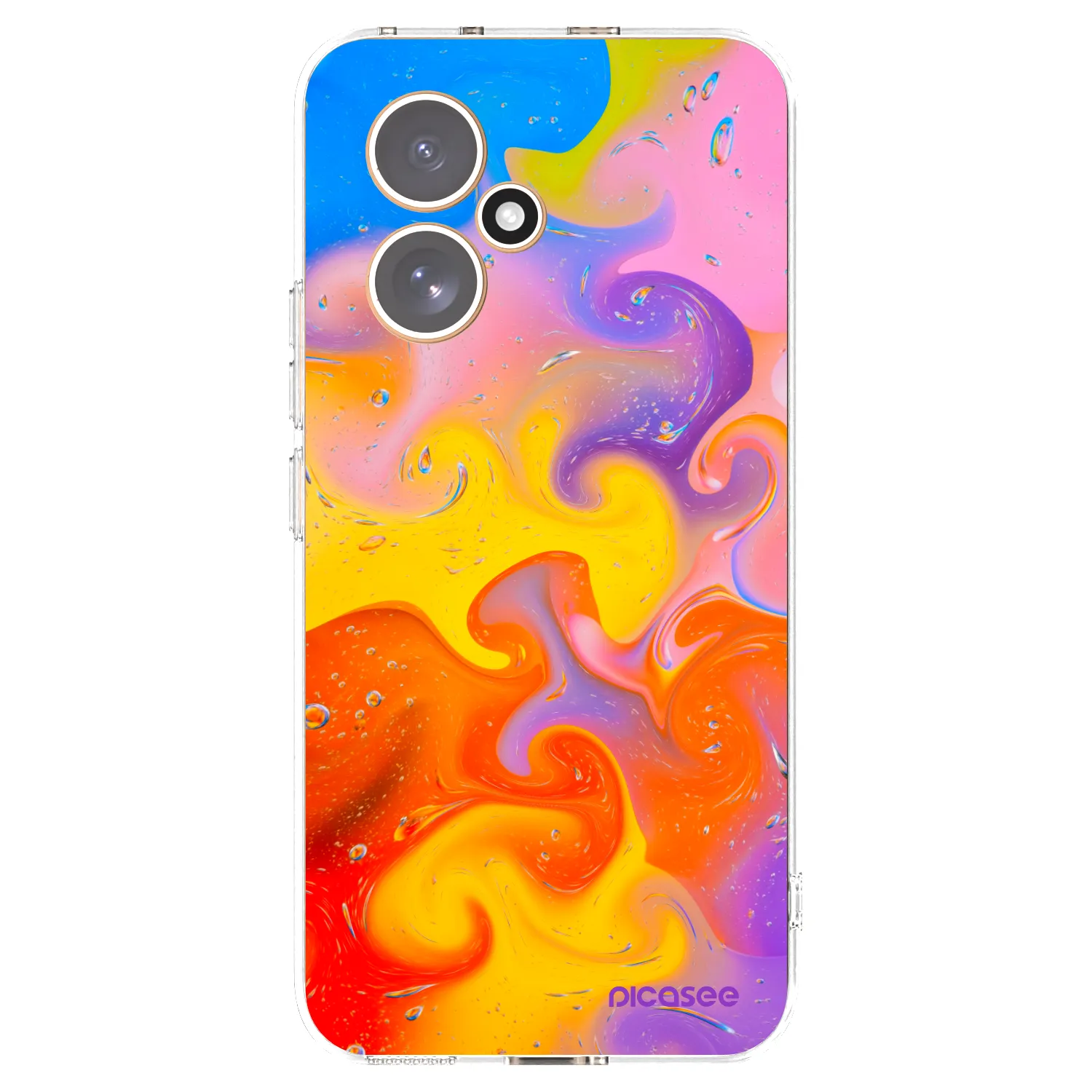 Picasee silikónový prehľadný obal pre Honor 400 5G - Bubbles